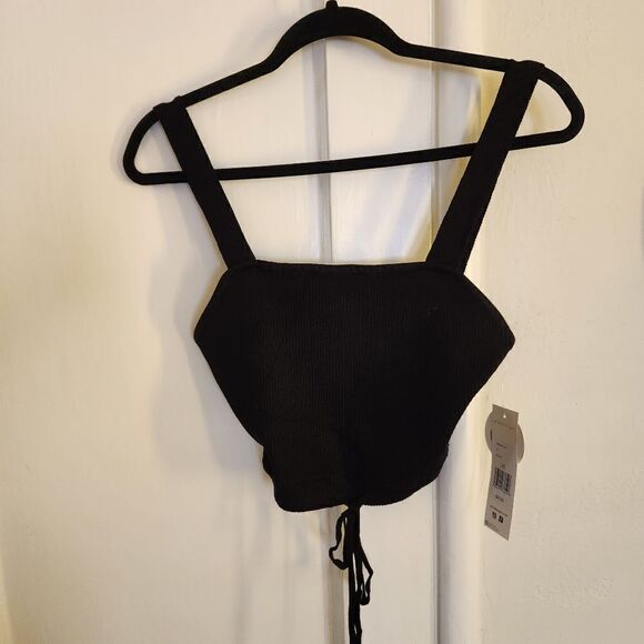 Madden Girl 2 Piece Ribbed Knit Tank Top and Biker Short Set Size XL - Picture 4 of 10